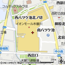 金犬くん　イオンモール木曽川店周辺の地図