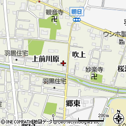 愛知県犬山市羽黒上前川原10-12周辺の地図