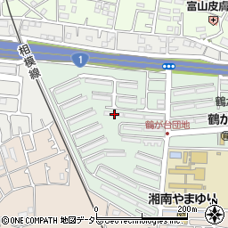 神奈川県茅ヶ崎市鶴が台15-7周辺の地図