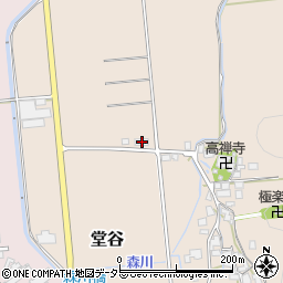 滋賀県米原市堂谷1203周辺の地図