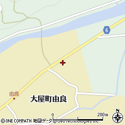 兵庫県養父市大屋町由良473周辺の地図