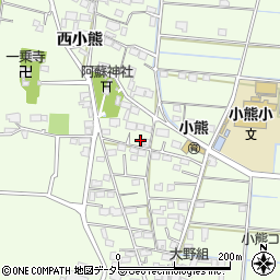 岐阜県羽島市小熊町西小熊1700周辺の地図