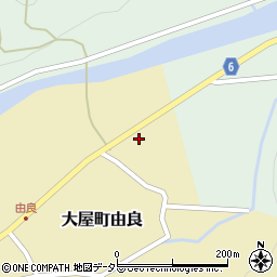兵庫県養父市大屋町由良475周辺の地図