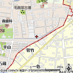 愛知県一宮市浅井町尾関同者200-1周辺の地図