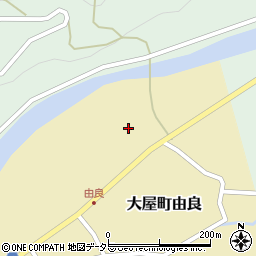 兵庫県養父市大屋町由良1246周辺の地図