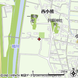 岐阜県羽島市小熊町西小熊3261周辺の地図