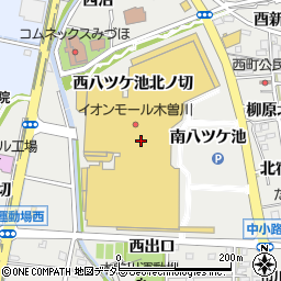 スーパースポーツゼビオイオンモール木曽川店周辺の地図