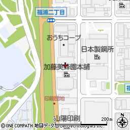 株式会社加藤美蜂園本舗　横浜工場周辺の地図