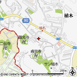 神奈川県鎌倉市植木560周辺の地図