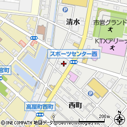 川正商店高屋店周辺の地図