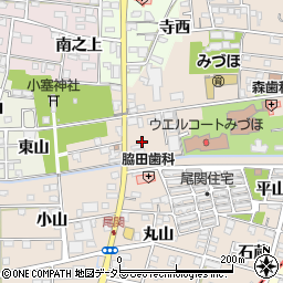 愛知県一宮市浅井町尾関同者156周辺の地図