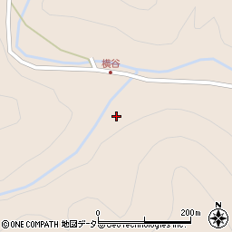 京都府南丹市美山町福居段周辺の地図