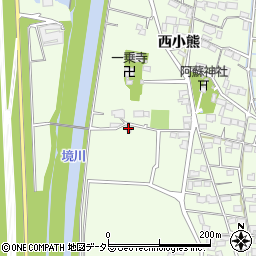 岐阜県羽島市小熊町西小熊3269周辺の地図