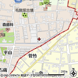 愛知県一宮市浅井町尾関同者199-1周辺の地図