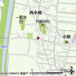 岐阜県羽島市小熊町西小熊4285-1周辺の地図