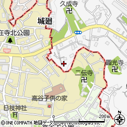神奈川県鎌倉市植木501-127周辺の地図