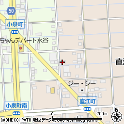 岐阜県大垣市直江町168周辺の地図