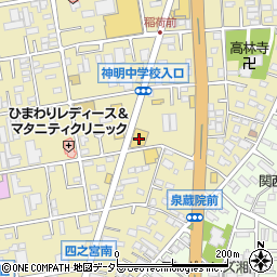 東日本三菱平塚店周辺の地図