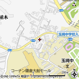 神奈川県鎌倉市植木231-12周辺の地図