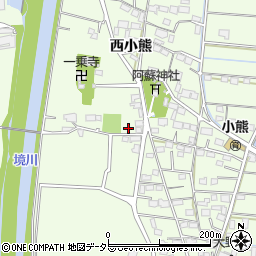 岐阜県羽島市小熊町西小熊4283周辺の地図