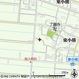 岐阜県羽島市小熊町（東小熊）周辺の地図