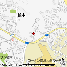 神奈川県鎌倉市植木285周辺の地図