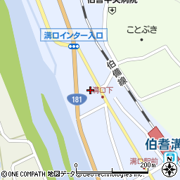鳥取県西伯郡伯耆町溝口57-1周辺の地図
