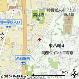 平塚四之宮郵便局周辺の地図