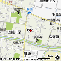 愛知県犬山市羽黒吹上周辺の地図