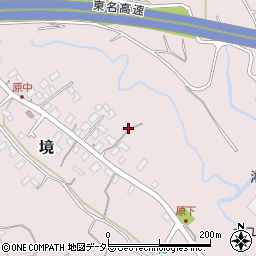 神奈川県足柄上郡中井町境周辺の地図
