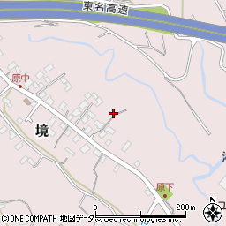 神奈川県中井町（足柄上郡）境周辺の地図