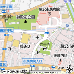 ウエルシア薬局藤沢市民病院前店周辺の地図
