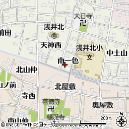 愛知県一宮市浅井町大野南一色30周辺の地図