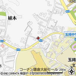 神奈川県鎌倉市植木255-3周辺の地図