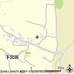 千葉県木更津市下宮田周辺の地図