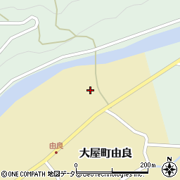 兵庫県養父市大屋町由良1237周辺の地図