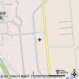 滋賀県米原市堂谷1258周辺の地図