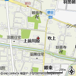 愛知県犬山市羽黒上前川原10-6周辺の地図