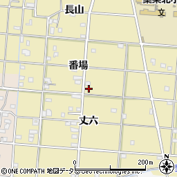 愛知県一宮市光明寺番場96周辺の地図