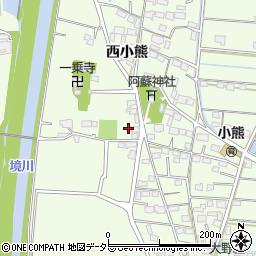 岐阜県羽島市小熊町西小熊4286周辺の地図