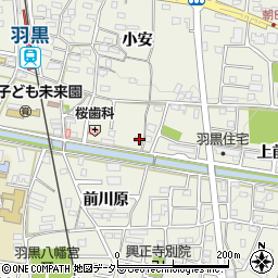 愛知県犬山市羽黒小安130周辺の地図