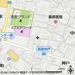 愛知県江南市高屋町清水138周辺の地図