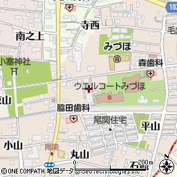 愛知県一宮市浅井町尾関同者160周辺の地図