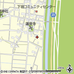 岐阜県大垣市墨俣町下宿214周辺の地図