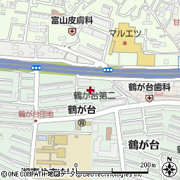 神奈川県茅ヶ崎市鶴が台9周辺の地図