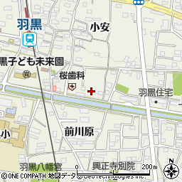 愛知県犬山市羽黒小安129周辺の地図