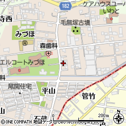 愛知県一宮市浅井町尾関同者166-14周辺の地図