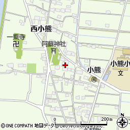 岐阜県羽島市小熊町西小熊1694周辺の地図