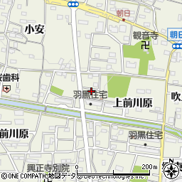 愛知県犬山市羽黒上前川原25-1周辺の地図