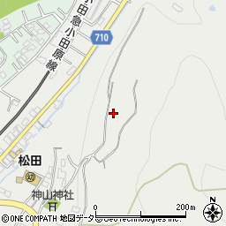 神奈川県足柄上郡松田町神山668周辺の地図